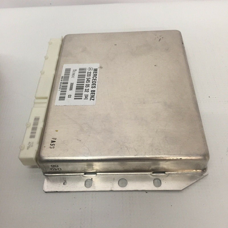 220 545 0532 (04) MERCEDES BENZ S430 AIRMATIC SUSPENSION ECU MODULE 2002 2003 2004 2005 2006 OEM
