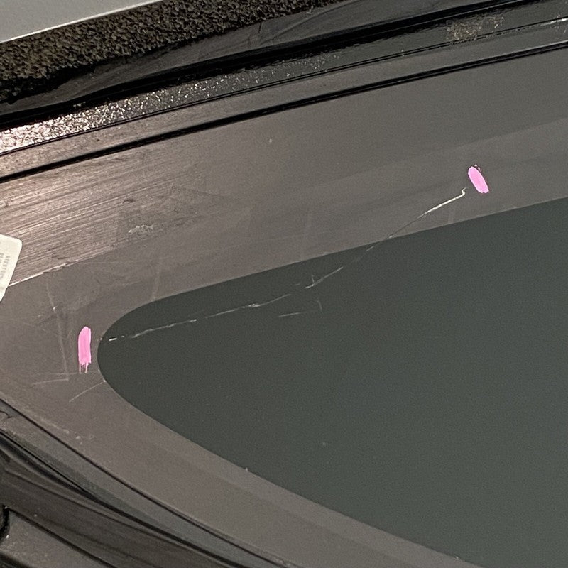 1044906-00-I TESLA MODEL X QUARTER GLASS LEFT REAR 1034906-80-F 2016 2017 2018 2019 2020 OEM