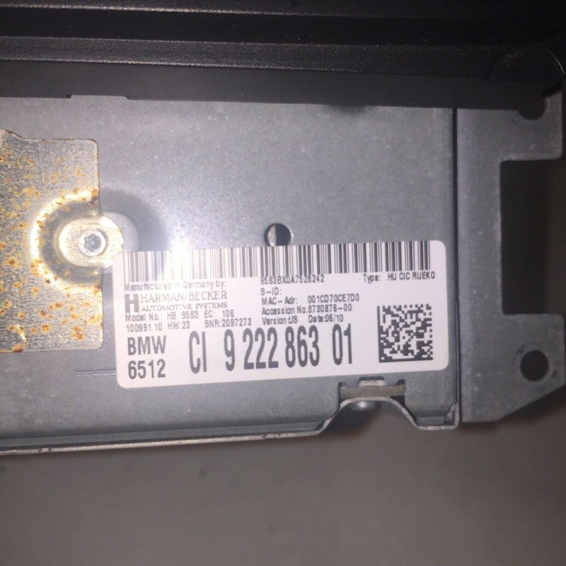 65129222863-01 BMW 328 335 2-DOOR NAVIGATION CD CCC RADIO HEAD UNIT 2011 2012 2013 OEM