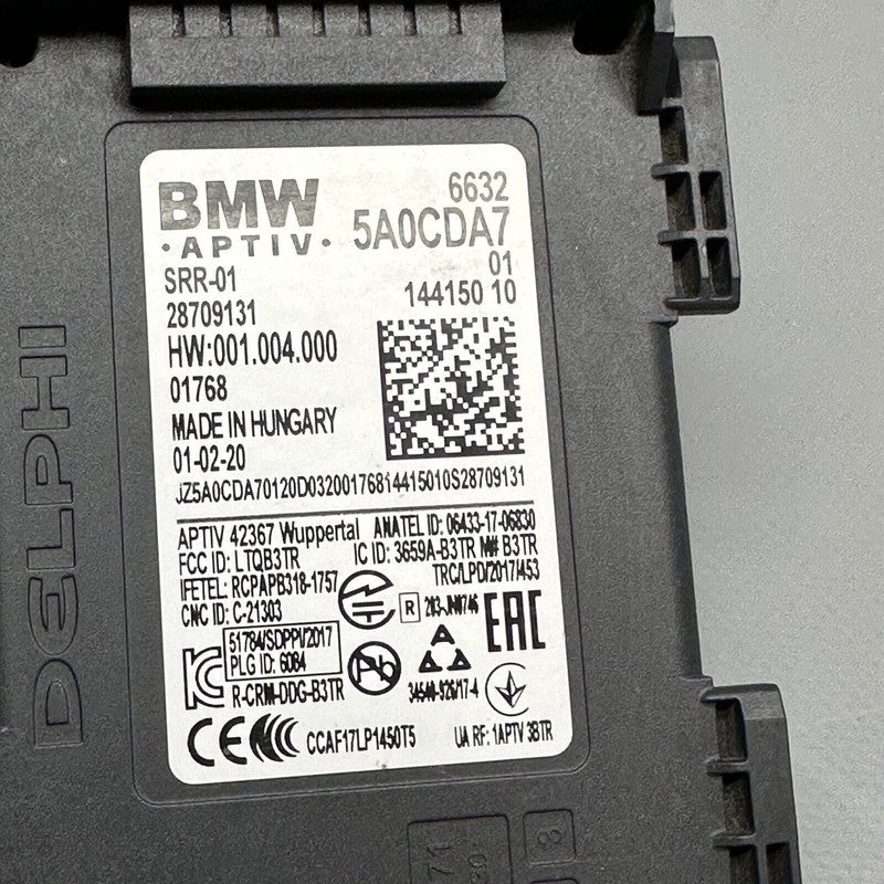 66325A0CDA7 BMW X3 X5 BLIND SPOT RADAR SENSOR FRONT 2019 2020 2021 OEM 66325A0CDA7