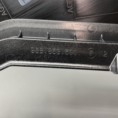 95B853590F PORSCHE MACAN DOOR APPLIQUE MOLDING RIGHT REAR OEM 2015 2016 2017 2018 2019 2020