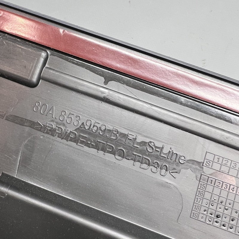 80A853959B AUDI SQ5 DOOR MOLDING LEFT FRONT 2018 2019 OEM 80A853959B