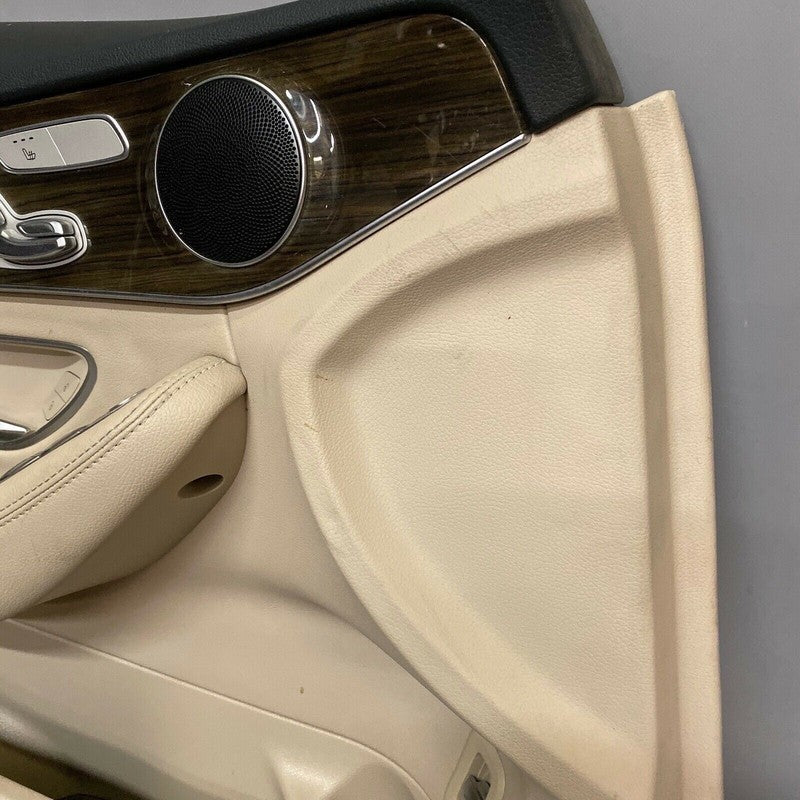 C300 MERCEDES BENZ C300 DOOR PANEL C400 LEFT DRIVER FRONT 2015 2016 2017 TAN OEM