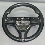670044504 MASERATI GHIBLI STEERING WHEEL 2014 2015 2016 BLACK LEATHER OEM