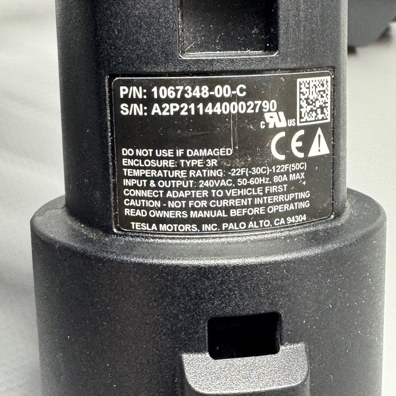 TESLA MODEL S X Y CHARGING ADAPTOR AND PLUG OEM 1067348-00-C