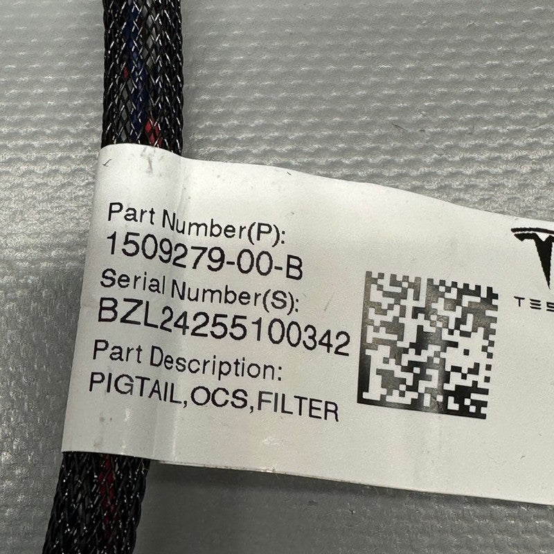 1509279-00-B TESLA MODEL 3 Y PIGTAIL OCS FILTER AND CABLE 2017 2018 2019 2020 2021 2022 2023