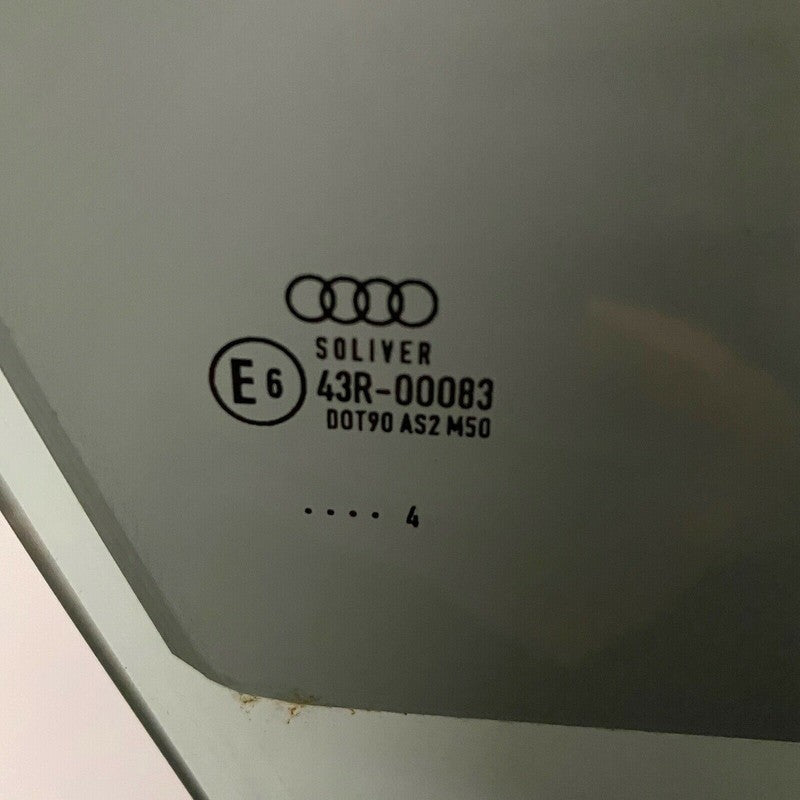 43R-00083 AUDI A6 S6 RIGHT FRONT DOOR GLASS 2012 2013 2014 2015 2016 OEM