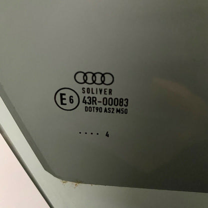 43R-00083 AUDI A6 S6 RIGHT FRONT DOOR GLASS 2012 2013 2014 2015 2016 OEM