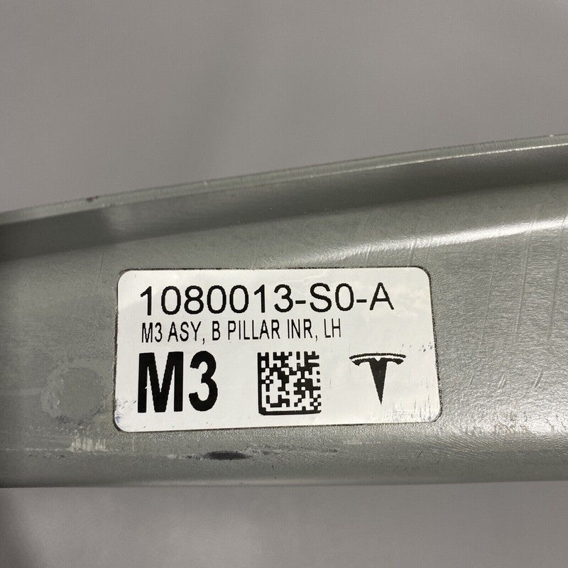 TESLA MODEL 3 B PILLAR INNER LEFT 1080013-S0-A 2017 2018 2019 2020 OEM