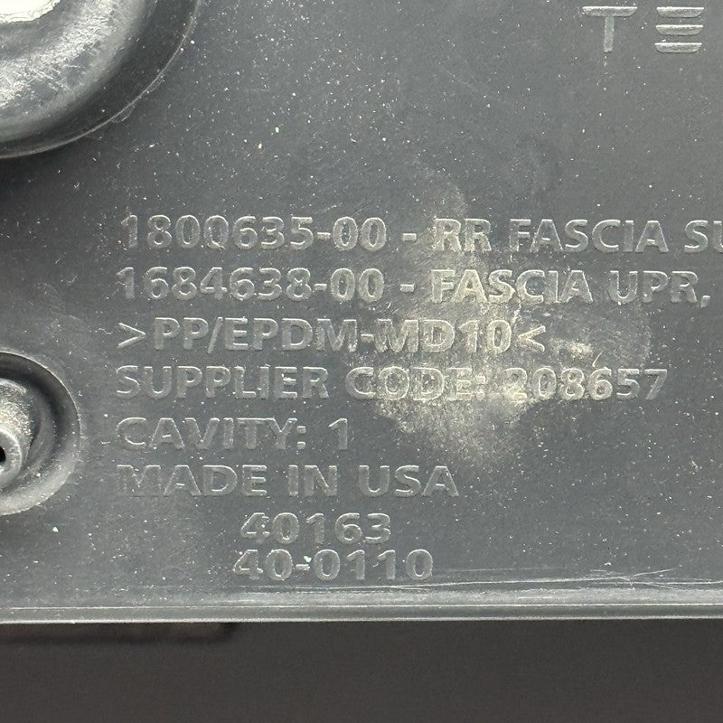 1800635-00 TESLA CYBERTRUCK REAR BUMPER 2024 2025 TEXTURE OEM 1800635-00