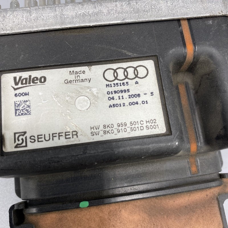 8K0959501C AUDI A4 ENGINE COOLING FAN CONTROL MODULE 8K0959501C 2009 10 11 12 13 14 15 2016