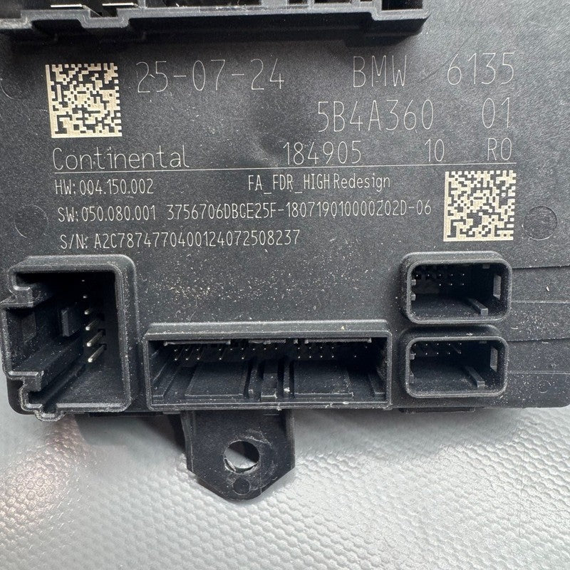 BMW IS 530 DOOR CONTROL UNIT LEFT DRIVER 2024 2025 OEM 5B4A360
