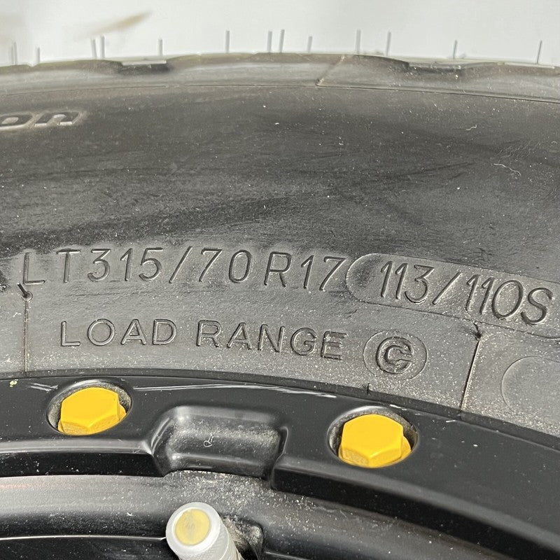 JEEP WRANGLER SPARE TIRE WITH CAMERA 17 INCH 2018 2019 2020 2021 2022 2023 