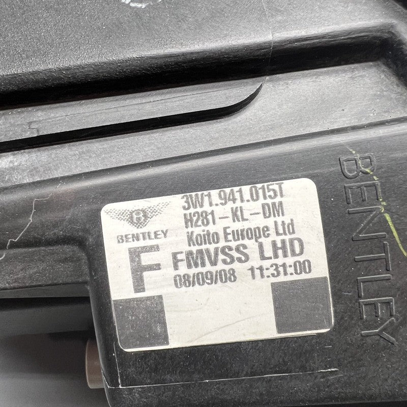 3W1941015T BENTLEY GT GTC HEADLIGHT LEFT DRIVER 2004 05 06 07 08 09 10 2011 XENON OEM 