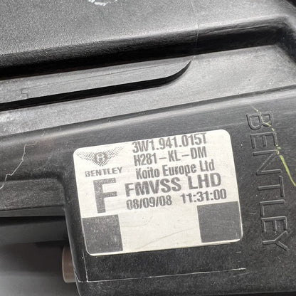 3W1941015T BENTLEY GT GTC HEADLIGHT LEFT DRIVER 2004 05 06 07 08 09 10 2011 XENON OEM 