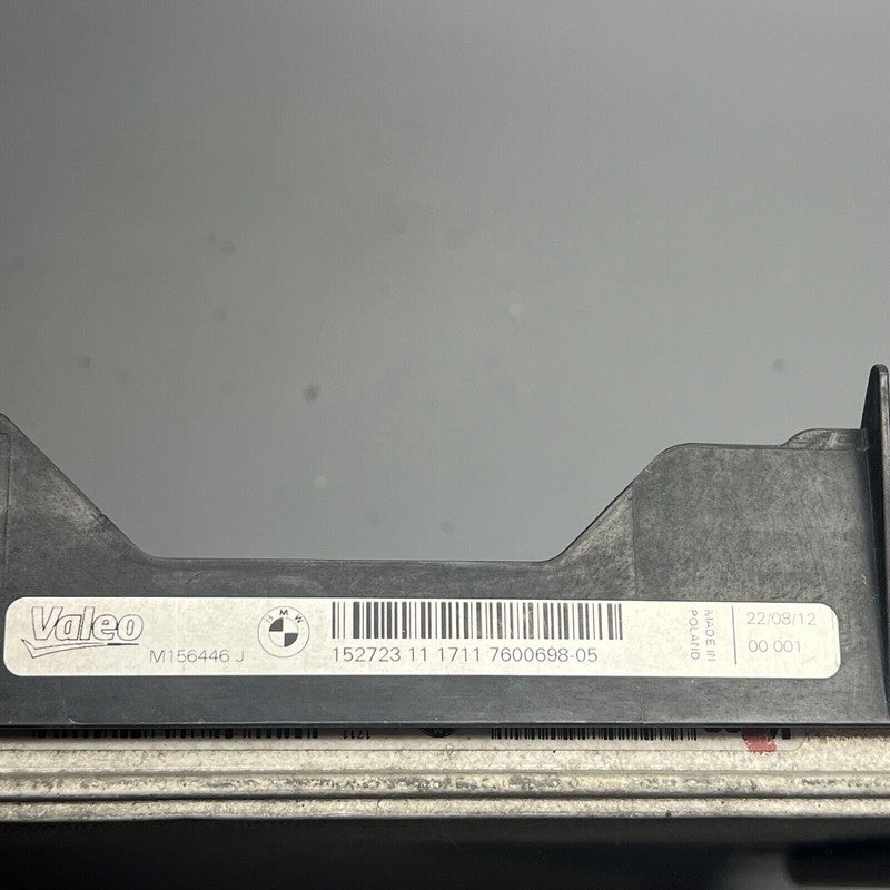 17117600698 BMW 328 AUXILIARY COOLING RADIATOR RIGHT 2012 2013 2014 15 2016 OEM 17117600698