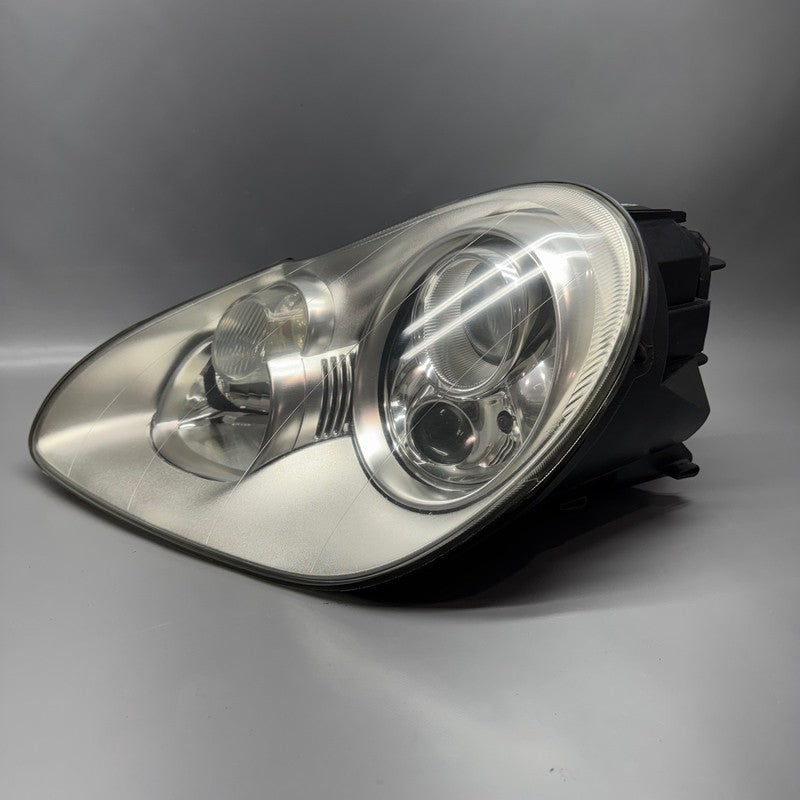 PORSCHE CAYENNE HEADLIGHT LEFT DRIVER 2003 2004 2005 2006 HALOGEN OEM