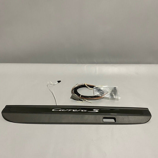 99104400031 PORSCHE 911 CORRERA S COUPE ILLUMINATED DOOR SILL 2012 2013 CONVERTIBLE OEM