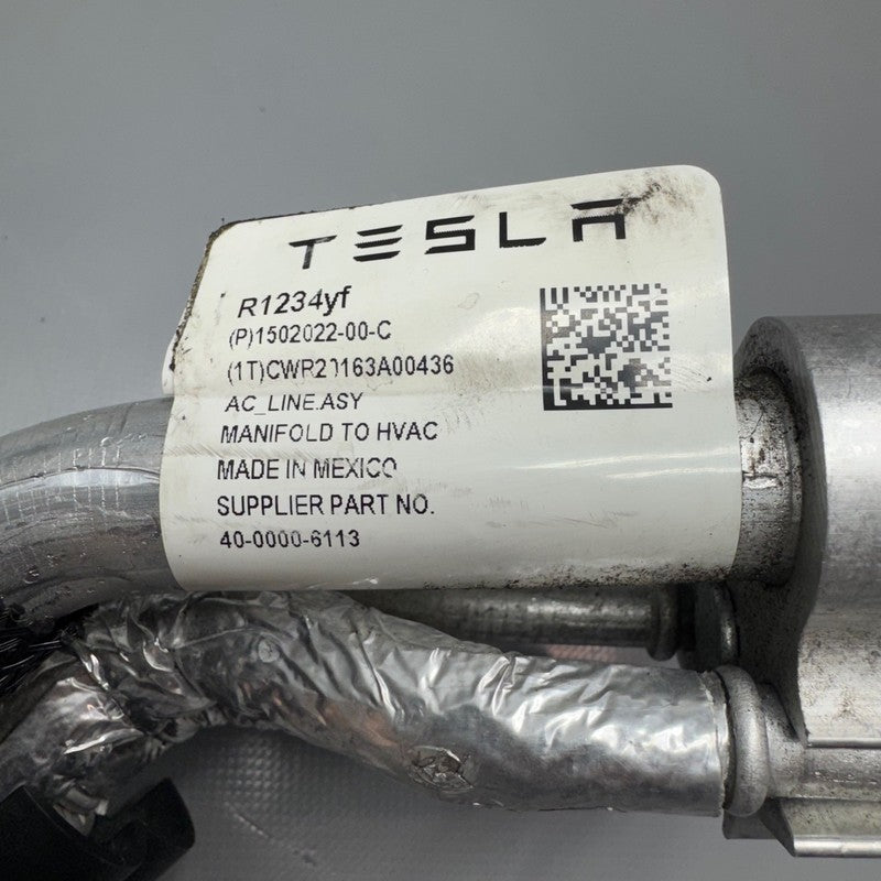 TESLA MODEL Y AC LINE MANIFOLD TO HVAC OEM 1502022-00-C