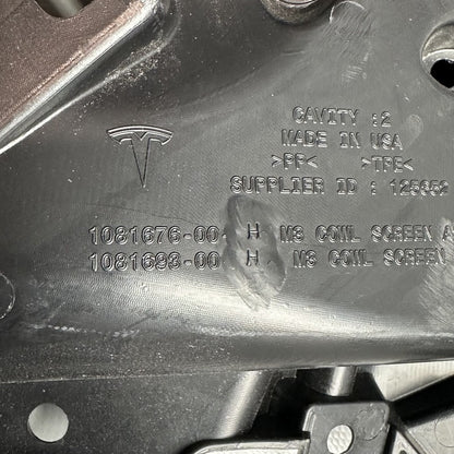 1081676-00-H TESLA MODEL 3 WINDSHIELD WIPER COWL SCREEN PANEL 2017 18 19 2020 1083984-00-D