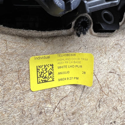 1983174-25-C TESLA MODEL 3 HIGHLAND DOOR PANEL LEFT FRONT 2024 2025 OEM 1983174-25-C