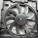 BMW X5 X6 RADIATOR COOLING FAN 2014 2015 2016 2017 2018 OEM 7634608