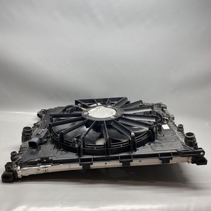 17118743663 BMW 740 RADIATOR FAN ASSEMBLY 17118743663 2016 2017 2018 2019 600 WATT OEM