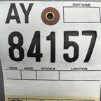 TESLA MODEL Y JUNIPER LICENSE PLATE BRACKET 2025 2026 OEM 1898727-00-C