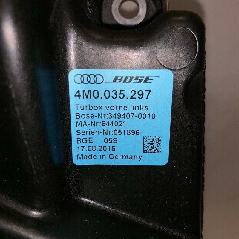 4M0035297 AUDI Q7 LEFT FRONT DOOR SPEAKER 2017 2018 OEM