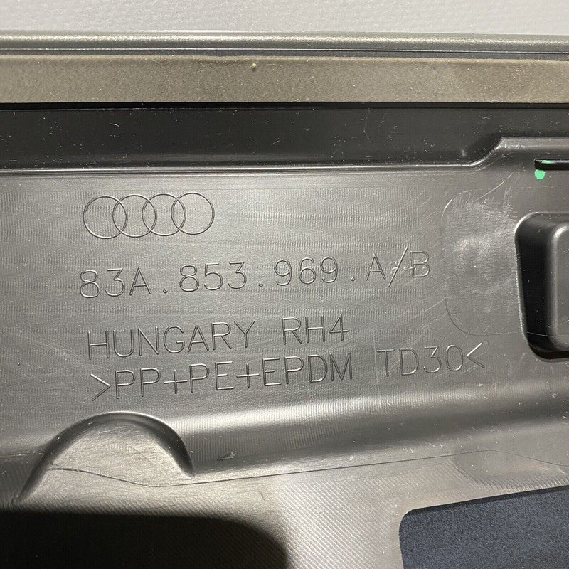 83A853969A AUDI Q3 DOOR MODLING LEFT REAR 2019 2020 2021 OEM 83A853969A