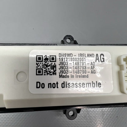 j9d3-14b791-ad JAGUAR I-PACE DRIVING MODE SWITCH PANEL 2018 2019 2020 2021 2022 2023 2024 2025 