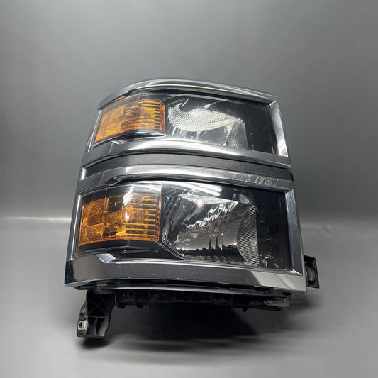 CHEVY SILVERADO 1500 HEADLIGHT RIGHT PASSENGER 2014 2015 HALOGEN OEM 
