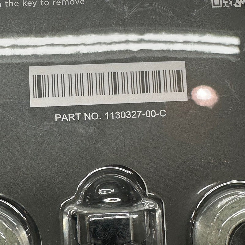 1130327-00-C TESLA MODEL S X Y 3 WHEEL LOCKS OEM 1130327-00-C