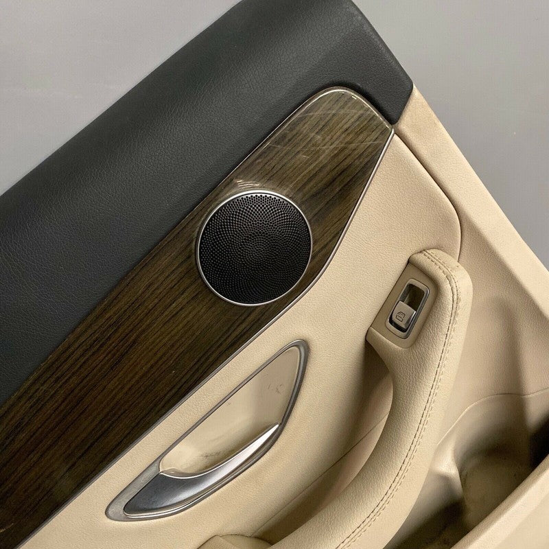 C300 MERCEDES BENZ C300 DOOR PANEL C400 LEFT DRIVER REAR 2015 2016 2017 TAN OEM