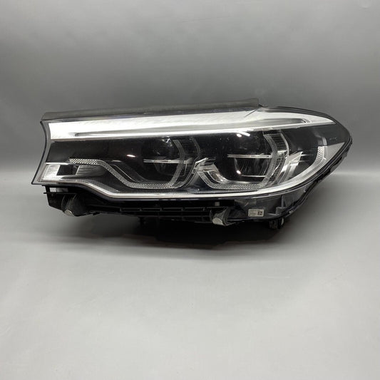 7439197 BMW 530 HEADLIGHT LEFT SIDE ADOPTIVE LED 7439197 2017 2018 2019 2020 OEM DAMAGED
