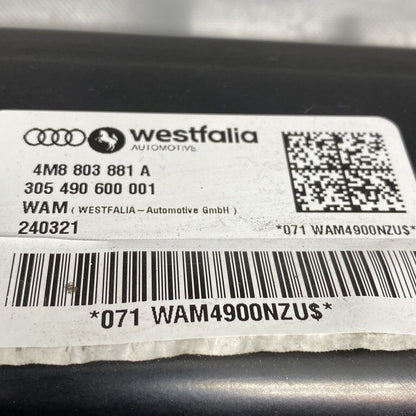 4M8803881A AUDI Q8 REAR TRAILER TOW HITCH SQ8 2020 2021 2022 2023 OEM 4M8803881A