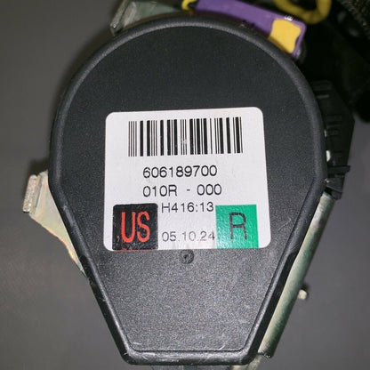 3C1857706G VOLKSWAGEN PASSAT SEAT BELT RIGHT FRONT 2006 2007 2008 2009 2010 BLACK OEM