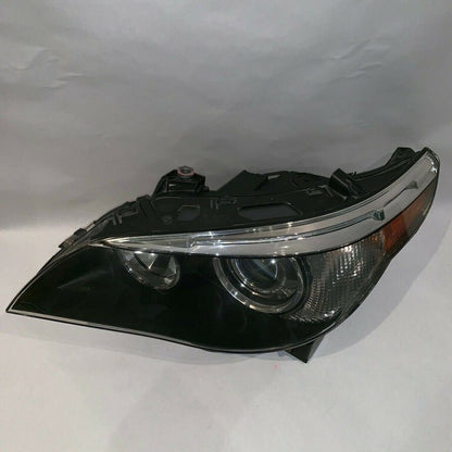 E60 BMW 528 535 E60 HEADLIGHT LEFT DRIVER SIDE 2006 2007 XENON OEM