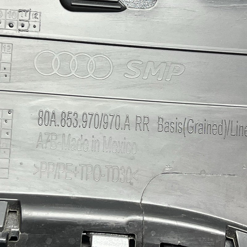 80A853970 AUDI Q5 SQ5 DOOR MOLDING RIGHT REAR 2018 2019 2020 OEM 80A853970