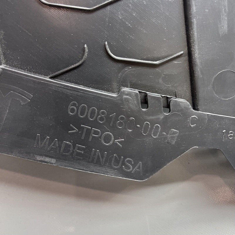 6008180-00- TESLA MODEL S REAR BUMPER SPLASH SHILD COVER 2012 2013 2014 2015 OEM 6008180-00