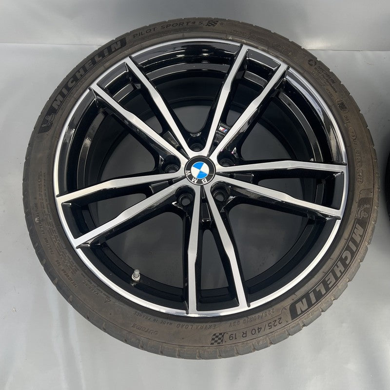 8090095 BMW 330I WHEEL RIM SET 19 INCH 2018 2019 2020 2021 2022 2023 2024 OEM 8090095