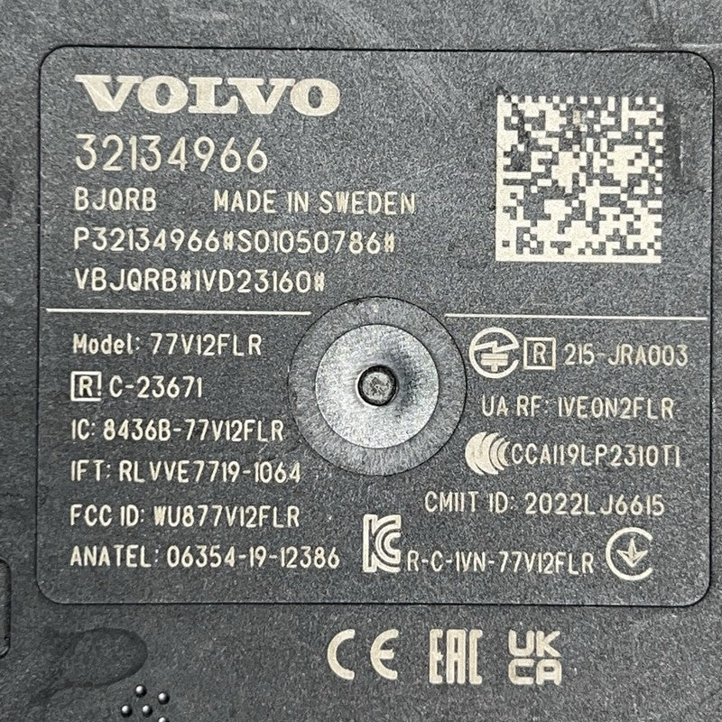 32134966 VOLVO XC60 FRONT RADAR CRUISE SENSOR MODULE 2022 2023 OEM 32134966