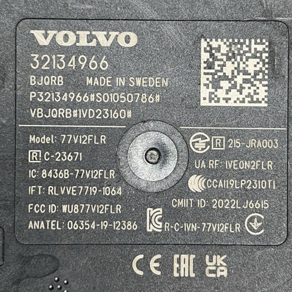 32134966 VOLVO XC60 FRONT RADAR CRUISE SENSOR MODULE 2022 2023 OEM 32134966