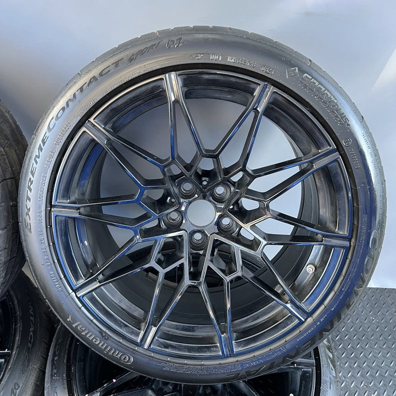 8093839 BMW M4 WHEEL RIM SET 19 & 20 INCH M3 G80 2021 2022 2023 2024 2025 OEM 8093839