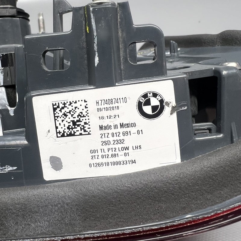 BMW X3 TAIL LIGHT INNER GATE LEFT DRIVER 2018 2019 2020 20201 H7740874