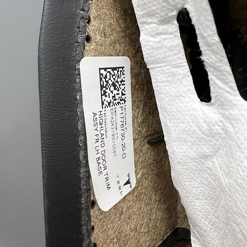 1776730-20-D TESLA MODEL 3 HIGHLAND DOOR PANEL LEFT REAR 2024 OEM 1776730-20-D