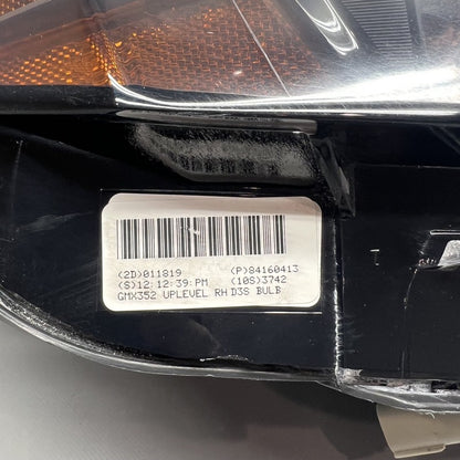 844346443 CHEVY IMPALA HEADLIGHT RIGHT PASSENGER 2014 XENON OEM DAMAGED