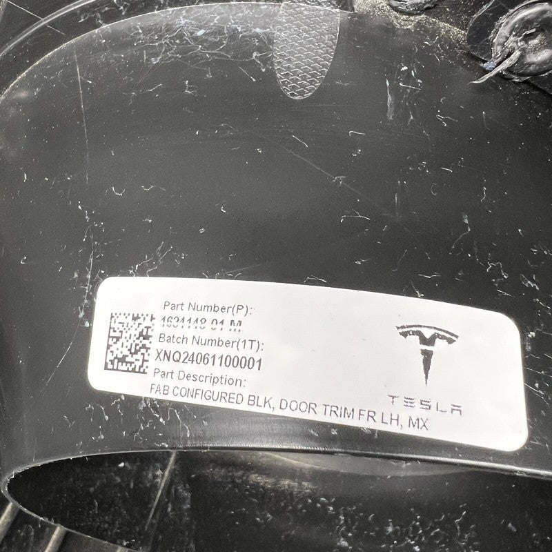 1634148-01-M TESLA MODEL X DOOR PANEL LEFT FRONT 2021 2022 2023 2024 OEM 1634148-01-M