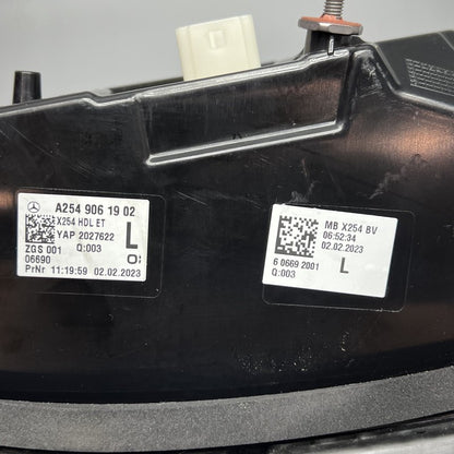 A2549061902 MERCEDES BENZ GLC300 TAIL LIGHT INNER LEFT 2023 2024 OEM A2549061902