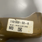 1101809-S0-A TESLA MODEL 3 REAR RAIL GLOVE LOWER 1101809-S0-A 2017 2018 2019 2020 OEM